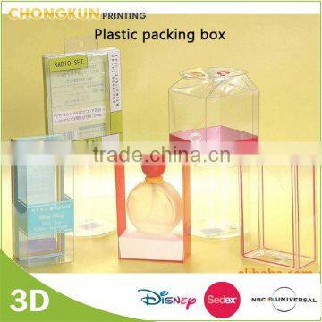 custom clear plastic packing box