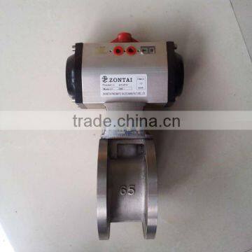 pneumatic thin ball valve