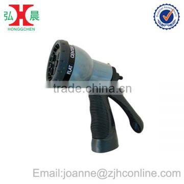 7 Patterns Grey Plastic Body Garden Water Spray Nozzle