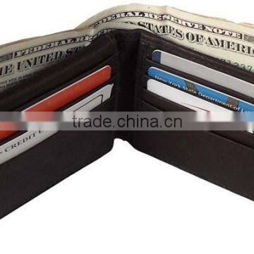 Simple Design High Quality Black Genuine Leather Mens Rfid Wallet Quality Choice photo-4
