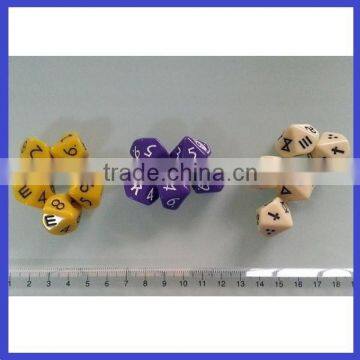 custom 10 sided D10 dices