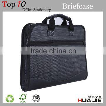 OEM and Custom men briefcase with secret compartment zipper jacquard bag with handle handbag document bag