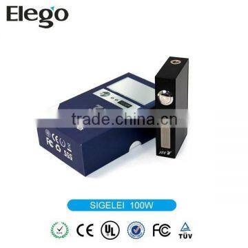 0.15-0.3 ohm Low Resistance 100% Original Sigelei 100W Mod Fast Delivery