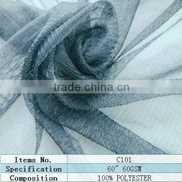 85% polyester 15% spandex underwear net embriodery fabric