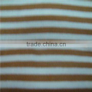 Yarn Dyed Feeder Stripe Knitted Fabric Cotton Yarn