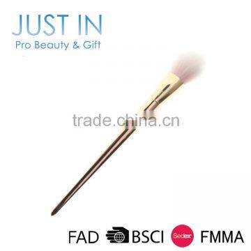 Golden Color Aluminum Handle 100 Arched Powder Brush