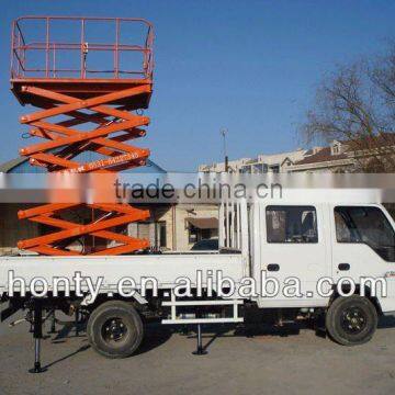 truck mounted lift table/scissor aerial lift platform