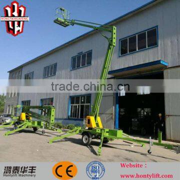 mobile trailer electric boom lift platform