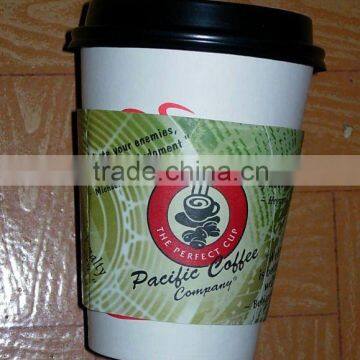 paper coffee cup sleeve