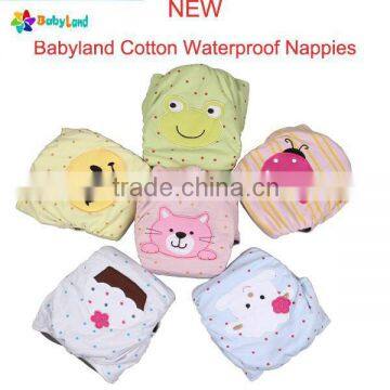 Newest Desgin Baby Cloth Diaper Embroidered Cotton Cloth Diaper