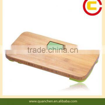 Bamboo looking electronic weighing scales