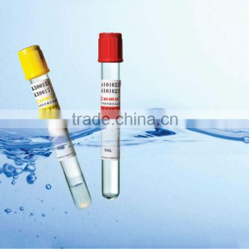 vacuum blood collection tube/Gel&Clot activator tube/yellow tube with CE&ISO