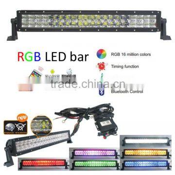 120W LED light bar RGB for offroad vehicle,atvs,truck, Music mode 21.5" LED bar Jeep wrangler driving light                        
                                                                                Supplier's Choice