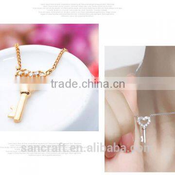 Love Heart Cubic Zirconia Best Selling 2016 18k Gold Plated Jewelry Set photo-3