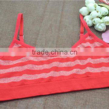 Hot Lingerie Seamless Girls Crop Top Bra Underwear