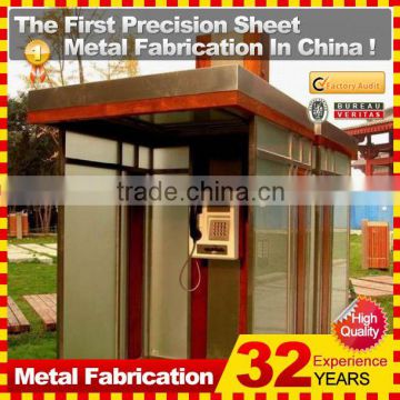 2014 hot sale professional customized metal telephone booth design