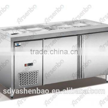 Stainless steel sandwich workbench/Counter refrigerator/Sandwich refrigerated bench