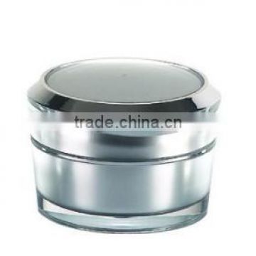 Custom Wholesale different colours mini acrylic jars for cosmetics