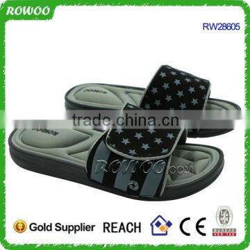 Brand Grey PU Summer Beach Rubber slide sandals,sandal for men