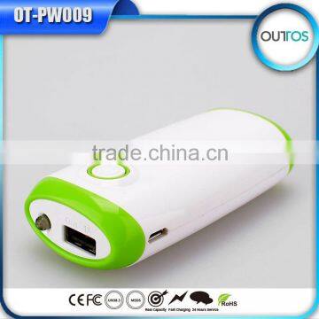 2015 New Arrival Dual Usb Emergent Battery Charger 4400mah for Christmas Gift