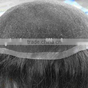 Alibaba express toupee for men natural looking invisible hairline men's wig, toupee custom-made, full lace toupee