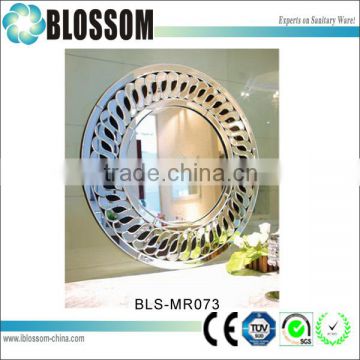 round carving handmade decorated mirror wall decoration