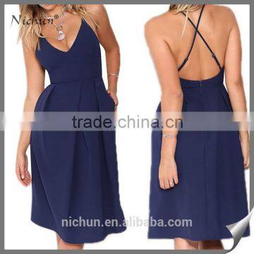 2016 latest adult lady one piece girls birthday party dress for indian girl