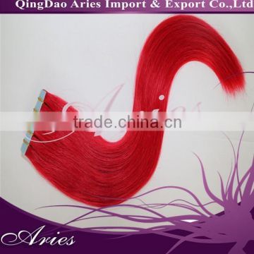 30 inch remy tape hair brazilian red remy hair extensions