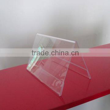 clear plastic holder