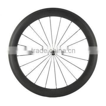 1 Pair of Carbon Fiber Road Wheelset Matte Finish 700C Carbon Wheels Clincher 60mm for Road Bicycle photo-2