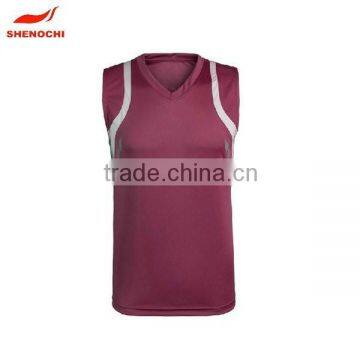 Comfortable quick dry v neck woman clothing sublimation printing custom running wear