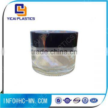 Widely use luxury eco-friendly frosted glass cosmetic jars