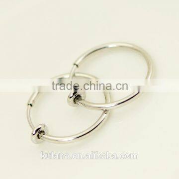 15 mm Wide Crazy Lip Rings Spring Fake Nose Ring Samples photo-6