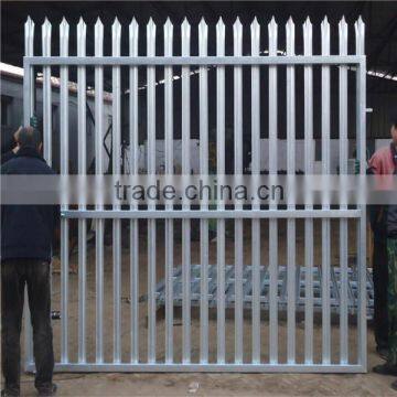 UK BS1722 Standard Steel palisade fencing and gates( Factory ,ISO 9001 Certificate )