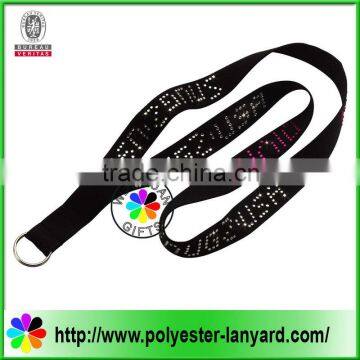 Rhinestone lanyard neck strap