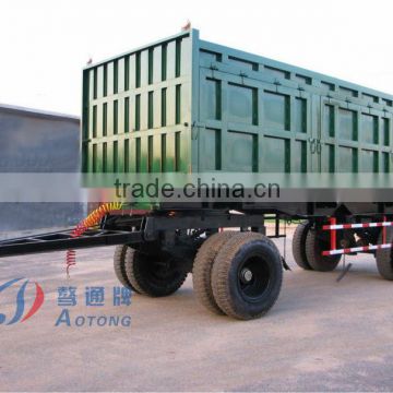 China hot sale ''Aotong'' brand full trailer with draw bar on sale