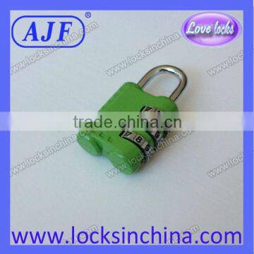 AJF TSA shape digital luggage lock with 3 numbers