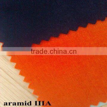 permanently 240gsm orange aramid IIIA flame retardant fabric for fire fight suit