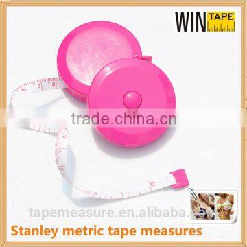 150cm abs printable customized pink measuring tape measure for children Australia style printed Logo or Name