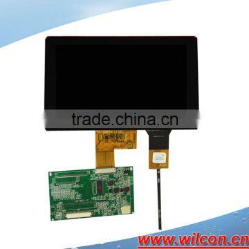 4.3inch 480*272 lvds interface touch screen display with capacitive touch