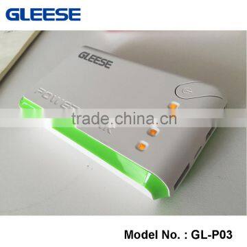 New Gleese FCC CE ROHS High Quality USB Smart Power Bank Battery for Portable Charger Mobile Power 6600mAh Xiaomi
