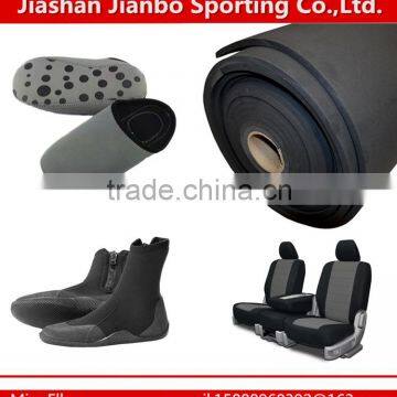 Thick rubber sheet shoe sole fabric