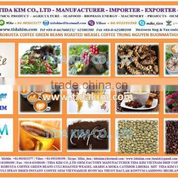 SOLUBLE COFFEE TIDA KIM - SPRAY FREEZE AGGLOMERATED - INSTANT COFFEE - ARABICA ROBUSTA VIETNAM photo-3