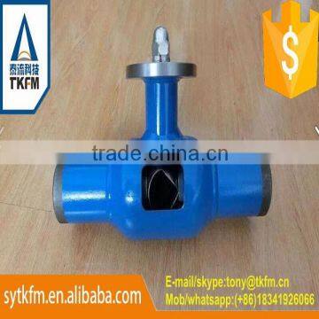 TKFM hot sale water industry use flow balance fully welded ball valve