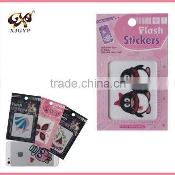 glitter rainbow stickers/glitter letter sticker/glitter round stickers