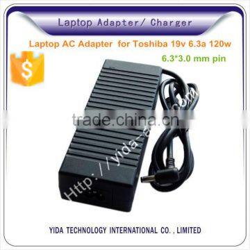 120w adapter laptop For Toshiba battery powered laptop charger 19v 6.3a