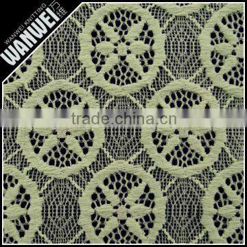 30% off Top Fashion New Arrival Classic Yellow Color Beautiful Flower French Lace /net Lace Fabric in Stock 3088 photo-3