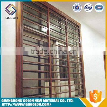 Easily assembled steel window grill design