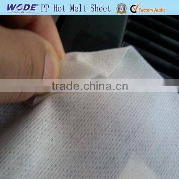 2015 Ping Pong Hot Melt Sheet For Shoe Toe Puff Materials