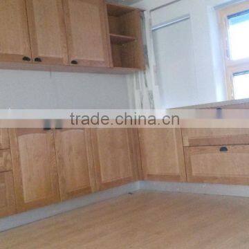 Scandinavian Style Classic Solid Wood Walnut Kitchen Cabinet photo-2